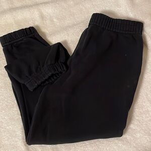 5T Garanimals black fleece lined gathered waist sweat pants